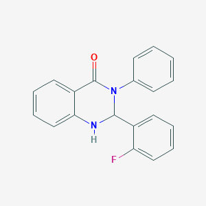 2-(2-fluorophenyl)-3-phenyl-2,3-dihydroquinazolin-4(1H)-one