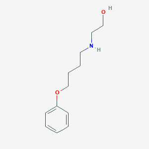 molecular formula C12H19NO2 B5013854 2-[(4-phenoxybutyl)amino]ethanol 