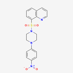 8-{[4-(4-Nitrophenyl)piperazin-1-yl]sulfonyl}quinoline