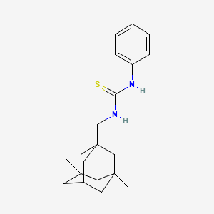 N-[(3,5-dimethyl-1-adamantyl)methyl]-N'-phenylthiourea