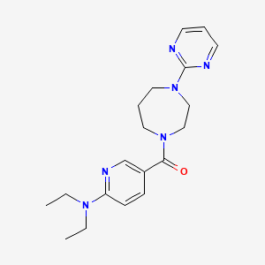 N,N-diethyl-5-{[4-(2-pyrimidinyl)-1,4-diazepan-1-yl]carbonyl}-2-pyridinamine