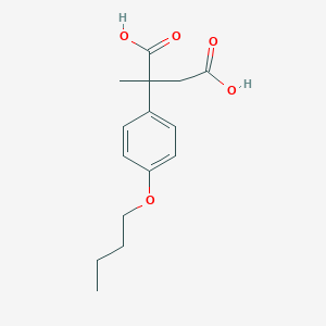 2-(4-butoxyphenyl)-2-methylsuccinic acid