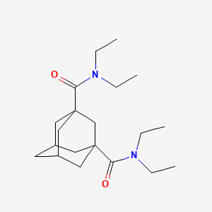 N,N,N',N'-tetraethyl-1,3-adamantanedicarboxamide