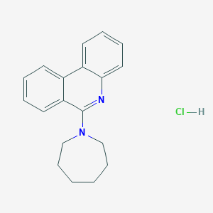 molecular formula C19H21ClN2 B5014045 6-(1-azepanyl)phenanthridine hydrochloride 