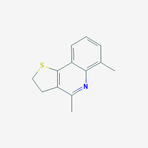 molecular formula C13H13NS B501411 4,6-Dimethyl-2,3-dihydrothieno[3,2-c]quinoline 