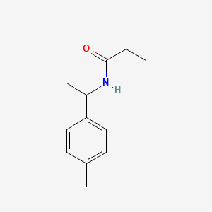 2-methyl-N-[1-(4-methylphenyl)ethyl]propanamide