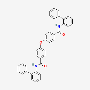 molecular formula C38H28N2O3 B5014116 4,4'-oxybis(N-2-biphenylylbenzamide) 