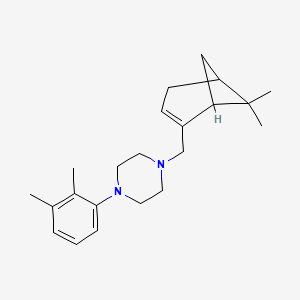 1-[(6,6-dimethylbicyclo[3.1.1]hept-2-en-2-yl)methyl]-4-(2,3-dimethylphenyl)piperazine