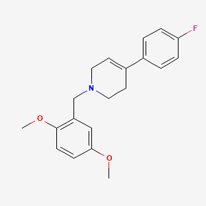 molecular formula C20H22FNO2 B5014187 1-(2,5-dimethoxybenzyl)-4-(4-fluorophenyl)-1,2,3,6-tetrahydropyridine 