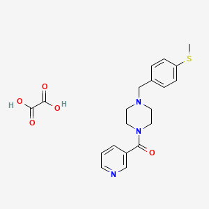 1-[4-(methylthio)benzyl]-4-(3-pyridinylcarbonyl)piperazine oxalate