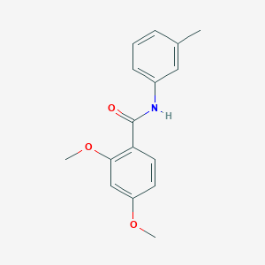 molecular formula C16H17NO3 B501424 2,4-dimethoxy-N-(3-methylphenyl)benzamide 