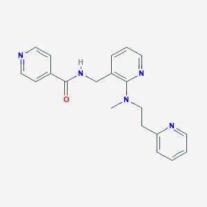 N-[(2-{methyl[2-(2-pyridinyl)ethyl]amino}-3-pyridinyl)methyl]isonicotinamide