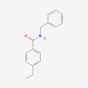 molecular formula C16H17NO B501427 N-benzyl-4-ethylbenzamide 
