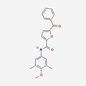 5-benzoyl-N-(4-methoxy-3,5-dimethylphenyl)-2-furamide