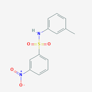 molecular formula C13H12N2O4S B5014294 N-(3-methylphenyl)-3-nitrobenzenesulfonamide 