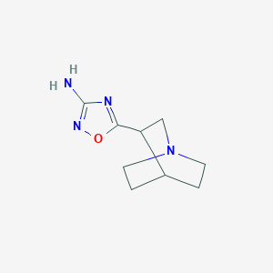 B050143 3-(3-Amino-1,2,4-oxadiazole-5-yl)-quinuclidine CAS No. 114724-42-4