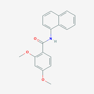 molecular formula C19H17NO3 B501432 2,4-dimethoxy-N-(naphthalen-1-yl)benzamide 