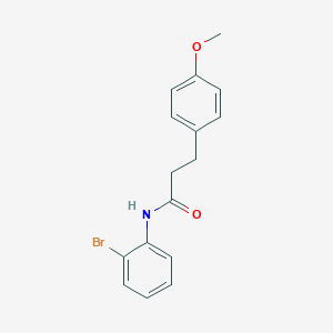 molecular formula C16H16BrNO2 B501433 N-(2-bromophenyl)-3-(4-methoxyphenyl)propanamide CAS No. 574718-93-7