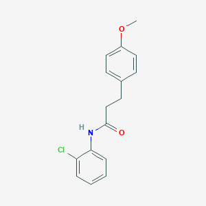 molecular formula C16H16ClNO2 B501434 N-(2-chlorophenyl)-3-(4-methoxyphenyl)propanamide 