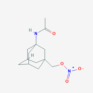 molecular formula C13H20N2O4 B5014384 [3-(acetylamino)-1-adamantyl]methyl nitrate 