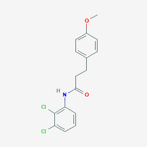 molecular formula C16H15Cl2NO2 B501439 N-(2,3-dichlorophenyl)-3-(4-methoxyphenyl)propanamide 