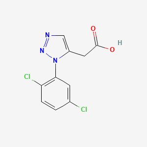 molecular formula C10H7Cl2N3O2 B5014418 [1-(2,5-二氯苯基)-1H-1,2,3-三唑-5-基]乙酸 