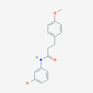 molecular formula C16H16BrNO2 B501444 N-(3-bromophenyl)-3-(4-methoxyphenyl)propanamide 