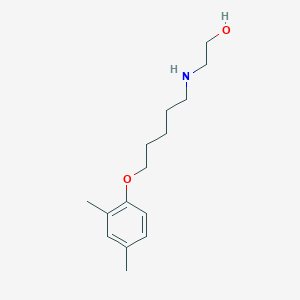 molecular formula C15H25NO2 B5014442 2-[5-(2,4-Dimethylphenoxy)pentylamino]ethanol 