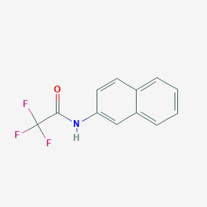 molecular formula C12H8F3NO B5014494 N-(2-naphthyl)-2,2,2-trifluoroacetamide CAS No. 398-48-1