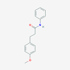 molecular formula C16H17NO2 B501452 3-(4-methoxyphenyl)-N-phenylpropanamide 