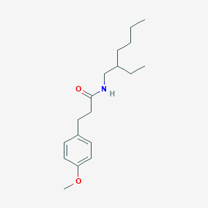 molecular formula C18H29NO2 B501460 N-(2-ethylhexyl)-3-(4-methoxyphenyl)propanamide 