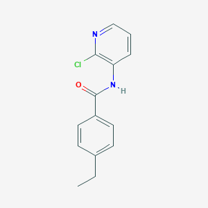 molecular formula C14H13ClN2O B501461 N-(2-chloro-3-pyridinyl)-4-ethylbenzamide 