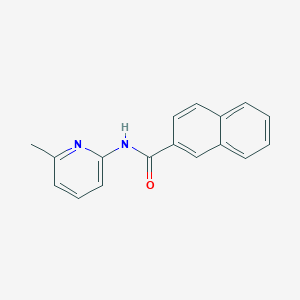 molecular formula C17H14N2O B501465 N-(6-methylpyridin-2-yl)naphthalene-2-carboxamide CAS No. 306745-29-9
