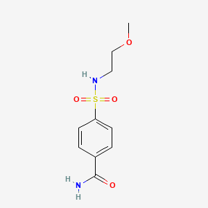 4-{[(2-methoxyethyl)amino]sulfonyl}benzamide