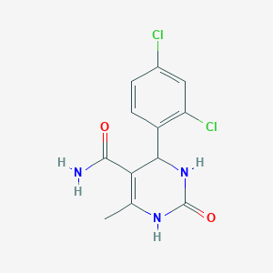 4-(2,4-dichlorophenyl)-6-methyl-2-oxo-1,2,3,4-tetrahydro-5-pyrimidinecarboxamide