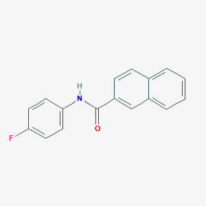 molecular formula C17H12FNO B501467 N-(4-fluorophenyl)naphthalene-2-carboxamide CAS No. 300402-71-5
