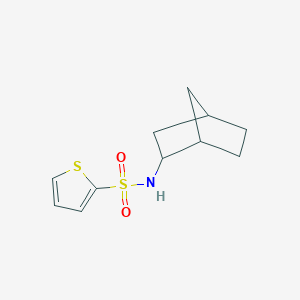 molecular formula C11H15NO2S2 B5014689 N-bicyclo[2.2.1]hept-2-yl-2-thiophenesulfonamide 