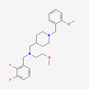 (2,3-difluorobenzyl){[1-(2-methoxybenzyl)-4-piperidinyl]methyl}(2-methoxyethyl)amine