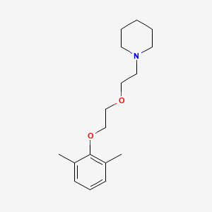 molecular formula C17H27NO2 B5014705 1-{2-[2-(2,6-dimethylphenoxy)ethoxy]ethyl}piperidine 