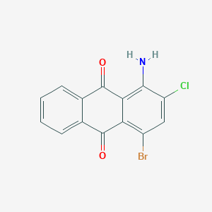 molecular formula C14H7BrClNO2 B5014709 1-amino-4-bromo-2-chloroanthra-9,10-quinone 