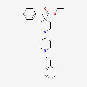 ethyl 4-benzyl-1'-(2-phenylethyl)-1,4'-bipiperidine-4-carboxylate