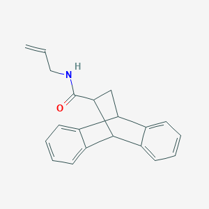 molecular formula C20H19NO B5014785 N-allyltetracyclo[6.6.2.0~2,7~.0~9,14~]hexadeca-2,4,6,9,11,13-hexaene-15-carboxamide 