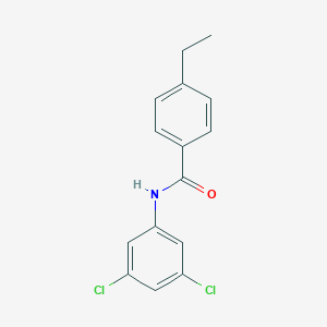 molecular formula C15H13Cl2NO B501481 N-(3,5-dichlorophenyl)-4-ethylbenzamide 