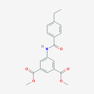 Dimethyl 5-[(4-ethylbenzoyl)amino]isophthalate
