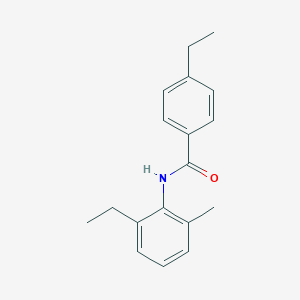 molecular formula C18H21NO B501483 4-ethyl-N-(2-ethyl-6-methylphenyl)benzamide 