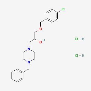 1-(4-benzyl-1-piperazinyl)-3-[(4-chlorobenzyl)oxy]-2-propanol dihydrochloride