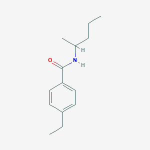 molecular formula C14H21NO B501484 4-ethyl-N-(1-methylbutyl)benzamide 