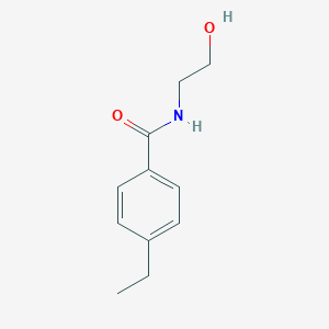 molecular formula C11H15NO2 B501485 4-ethyl-N-(2-hydroxyethyl)benzamide 