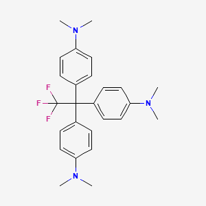 (4-{1,1-bis[4-(dimethylamino)phenyl]-2,2,2-trifluoroethyl}phenyl)dimethylamine