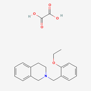 2-[(2-ethoxyphenyl)methyl]-3,4-dihydro-1H-isoquinoline;oxalic acid